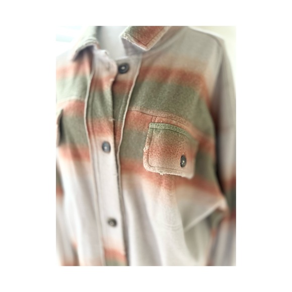 Free People Plaid Shacket - Picture 3 of 12